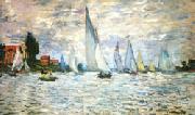 Claude Monet The Barks Regatta at Argenteuil china oil painting reproduction